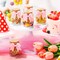 24 Sets Baby Shower Favors for Guests Glass Baby Shower Bottles 100 ml Milk Jar with Ribbons and Stickers Decorations